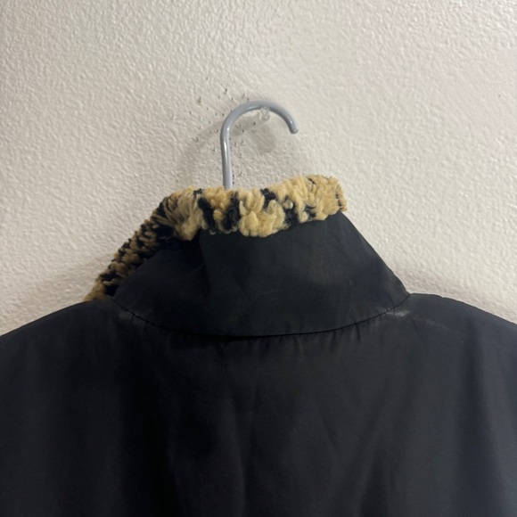 Kristen Blake Vintage Reversible Fur Faux Leopard Vest Size Large - Picture 10 of 10